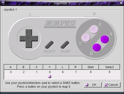 The joystick button mapper