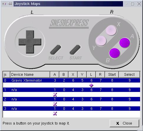 Joystick button mapper